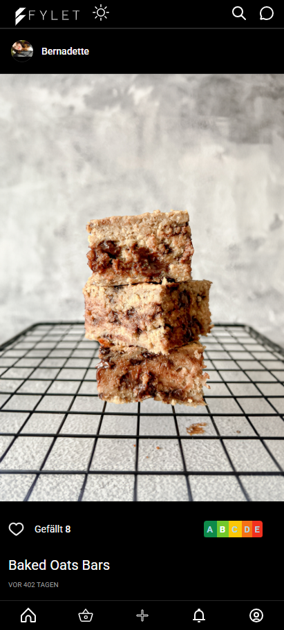 Screenshot von Fylet – Personalisierte Rezepte-App